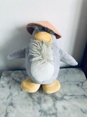 Club Penguin Sensei Plush 10" Series 4 Disney Parks Excellent Condition
